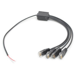 Cordon quadrupleur RJ45 pour ligne analogique