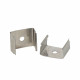 2 clips métalliques pour rail aluminium