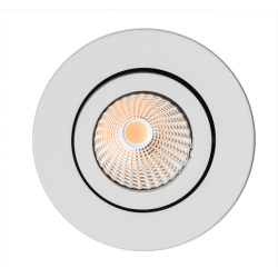 Spot à encastrer LED COB 9W orientable blanc