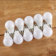 Lot de 10 ampoules LED E27 12W A60 blanc chaud CREALYS