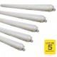 Lot de 5 Reglettes LED Etanches 150cm 55W 4000K IP65 CREALYS