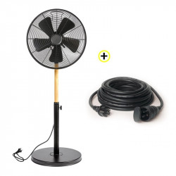 Ventilateur Sur Pied 50W+ Rallonge 10m