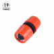 Raccord rapide 19mm plastique + Stop