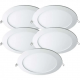 Lot de 5 Downlight LED Encastrable 18W 4000K Ø225mm WOLTZ