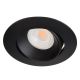 Spot à encastrer Orientable Variable 7W LED COB Noir CREALYS