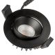 Spot à encastrer Orientable Variable 7W LED COB Noir CREALYS