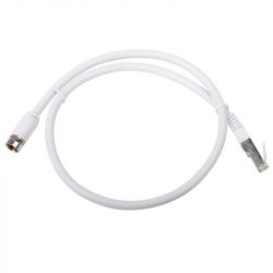 Câble Coaxial Fiche F RJ45 60cm